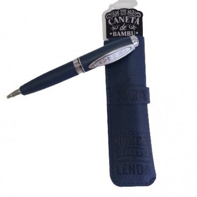 H&H - Caneta de Bambú com Bolsa Duarte