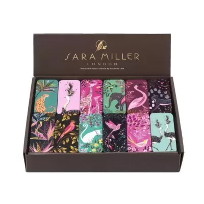 Sara Miller Latinha tampa deslizante 3,4x8x1,2cm sortida