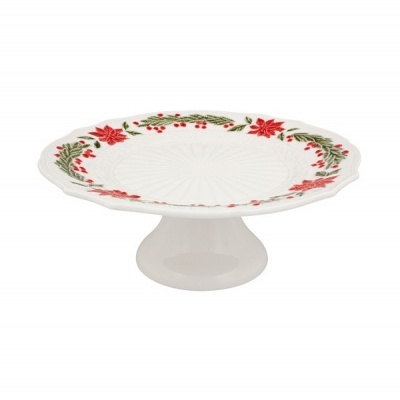 Bordalo Pinheiro Natal - Prato c/ Pé 32