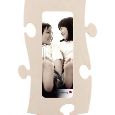 Country Living Moldura Puzzle+ 10x25cm natural