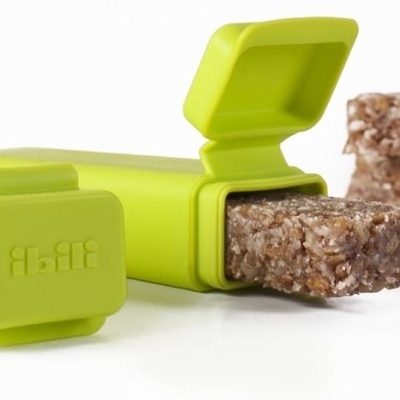 Ibili Kit p/12 Barras Energéticas Artesanais em Silicone Preto/Verde