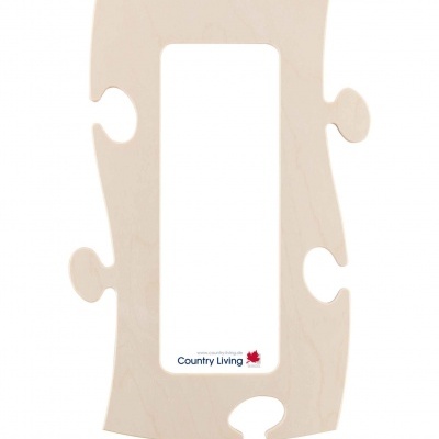 Country Living Moldura Puzzle+ 10x25cm natural