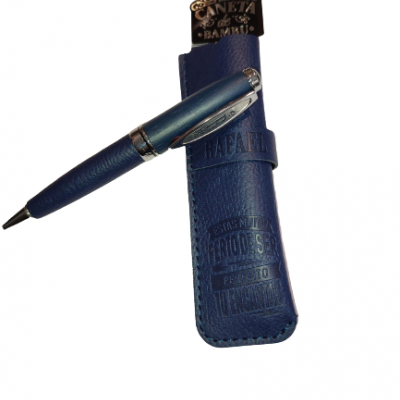 H&H - Caneta de Bambú com Bolsa Rafael