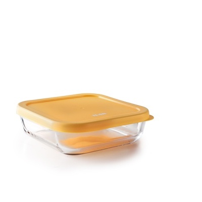 Ibili Set 3caixas vidro quadradas