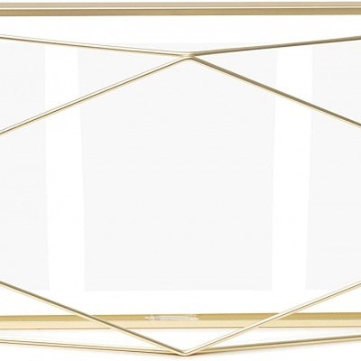 UMBRA Prisma Moldura múltipla dourada UMBRA Prisma Moldura múltipla dourada