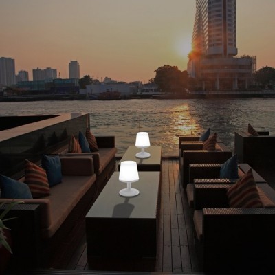 koziol  "Light toGo" Candeeiro de mesa LED  Cotton White