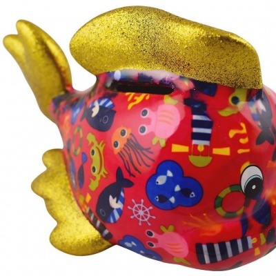 Pomme Pidou Mealheiro M peixe Calypso – Vermelho