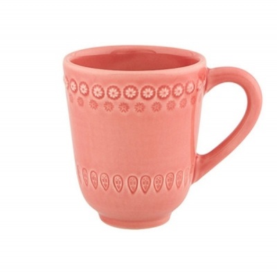 Bordallo Pinheiro Fantasia - Caneca Rosa