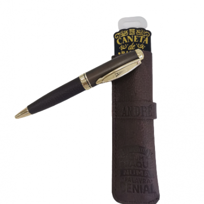 H&H - Caneta de Bambú com Bolsa André