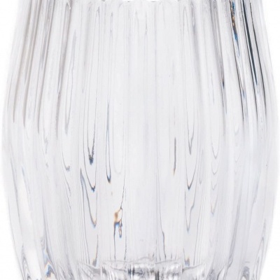 Spirella Copo de vidro transparente Quartz