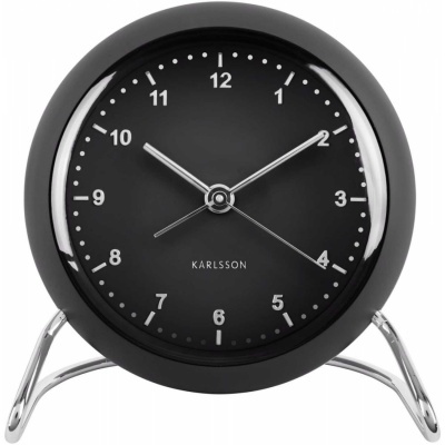 Karlsson Despertador Val preto