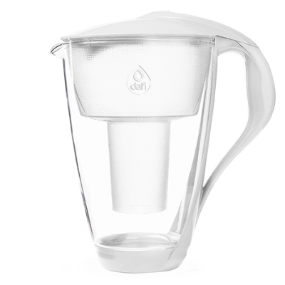 Jarro Purificador água com 2 filtros Crystal Dafi