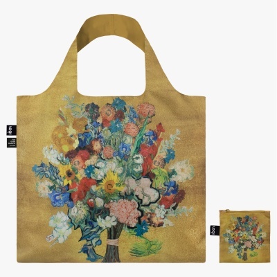 LOQI  Saco Vincent van Gogh Flower Pattern Gold