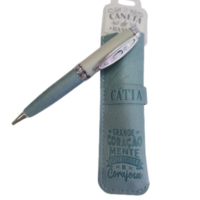 H&H - Caneta de Bambú com Bolsa Cátia