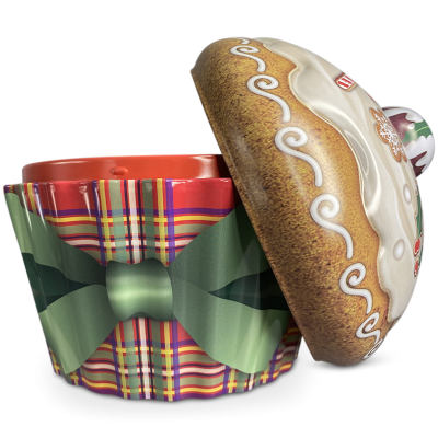 Silver Crane Lata Cupcake X-mas Puding