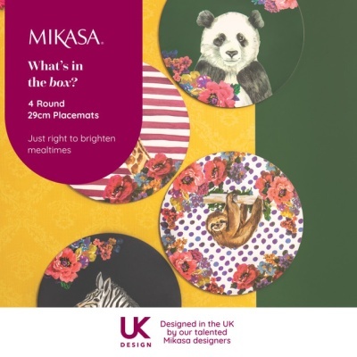 Mikasa Wild at Heart Set 4bases p/copos