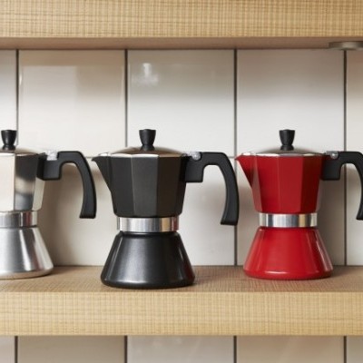 Cafeteira Tivoli vermelha 6chávenas Leopold