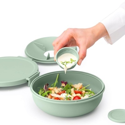 Brabantia Caixa p/alimentos 1,3lts Verde Jade