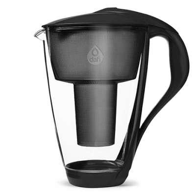 Jarro Purificador água com 2 filtros Crystal Dafi