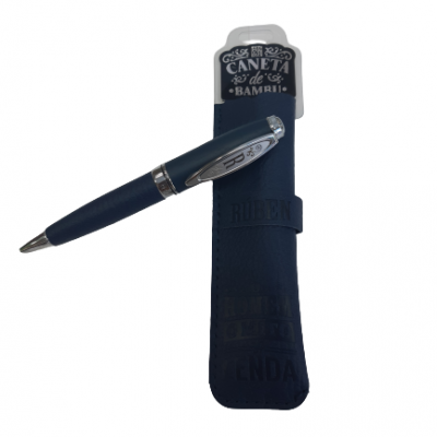 H&H - Caneta de Bambú com Bolsa Rúben