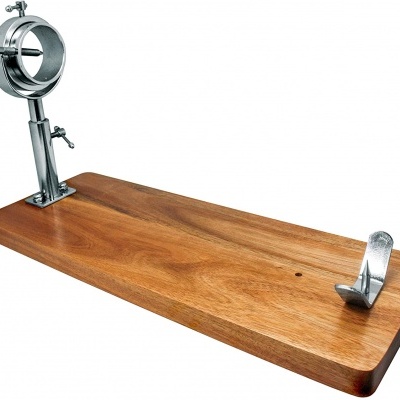 Nerthus Suporte giratório para presunto em madeira de acácia