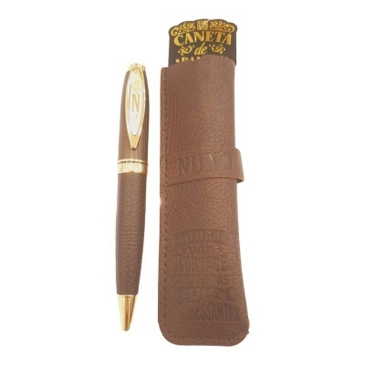 H&H - Caneta de Bambú com Bolsa Nuno