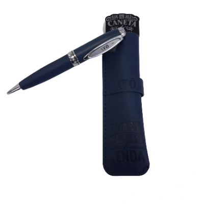 H&H - Caneta de Bambú com Bolsa Avô