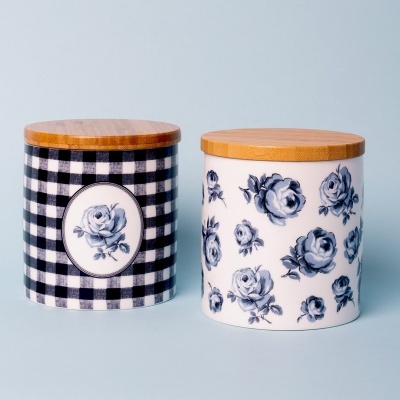 Katie Alice Frasco Gingham Vintage Índigo