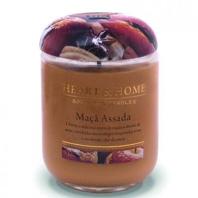 Heart & Home Vela frasco Grande Maçã Assada