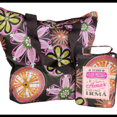 H&H Mulheres TOP Bolsa compras dobrável Irmã