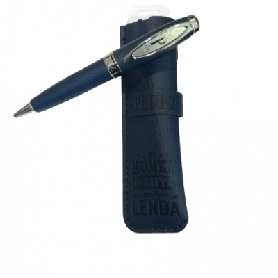 H&H - Caneta de Bambú com Bolsa Pedro