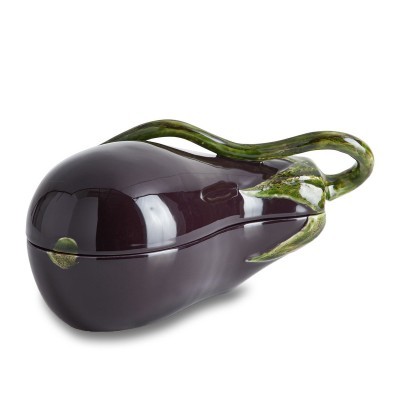 Bordallo Pinheiro Beringela - Caixa 28,8cm