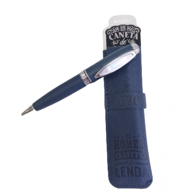 H&H - Caneta de Bambú com Bolsa Ivo