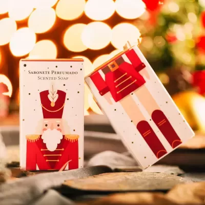 Essências de Portugal Sabonete 150g Quebra-nozes Vermelho