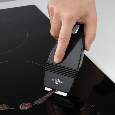 Kuchenprofi Raspador p/vitrocerâmica preto