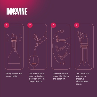 Innovine Arejador vinho Tilt Graphite