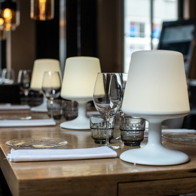 koziol  "Light toGo" Candeeiro de mesa LED  Cotton White