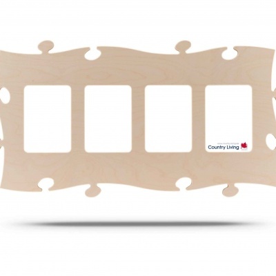 Country Living Moldura Puzzle+ (4x) 13x18cm natural