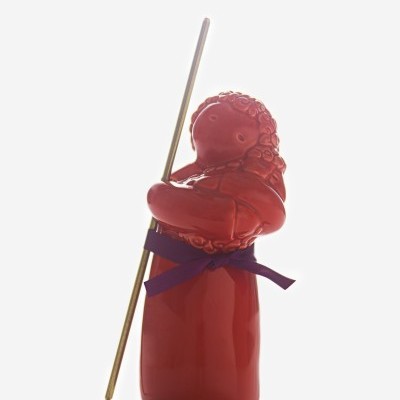 Rosa Malva São João vermelho