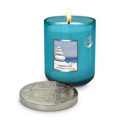 Heart & Home Vela Frasco pequeno Simplesmente SPA