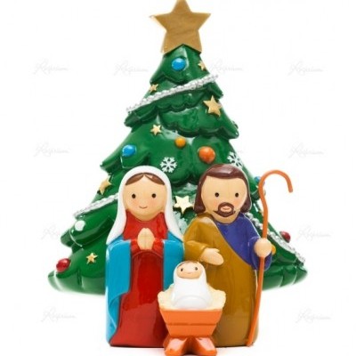 Little Drops of Water " Sagrada Família com Árvore de Natal"