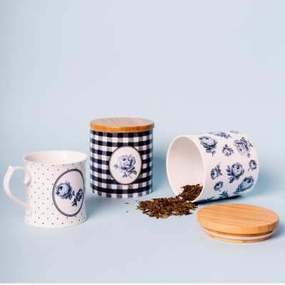 Katie Alice Frasco Gingham Vintage Índigo