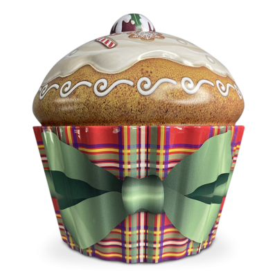 Silver Crane Lata Cupcake X-mas Puding