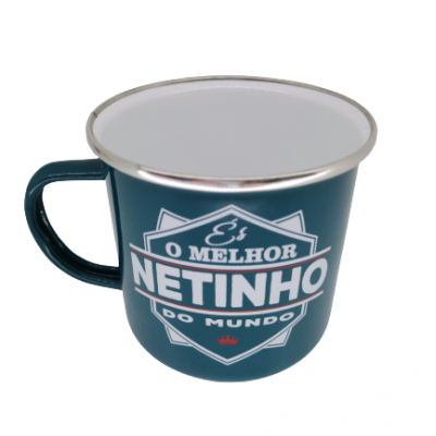 H&H Grande Homem canecas esmaltadas Netinho Especial