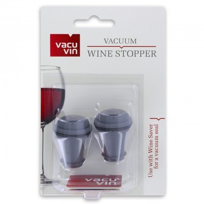 Set 2 rolhas para bomba de vácuo Vacu Vin