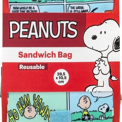 Nerthus Saco para Sandes Reutilizável Snoopy