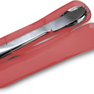 Nerthus Conjunto de talheres de aço inoxidável com estojo