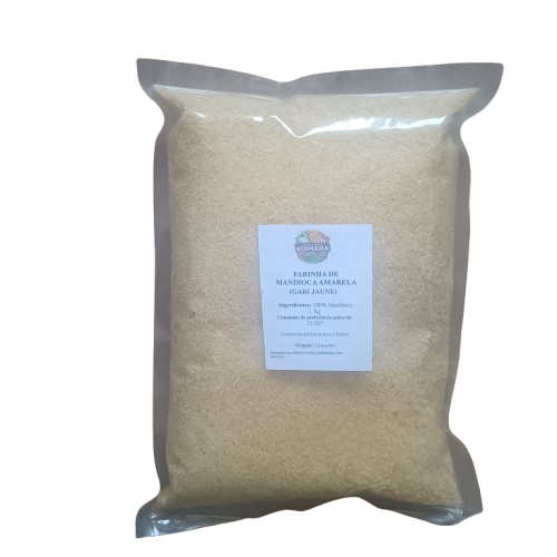 Farinha de Mandioca Amarela 1Kg (GARI JAUNE)