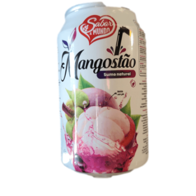 Sumo Natural de Mangostão Sabor a Mundo (Lata 330ml)