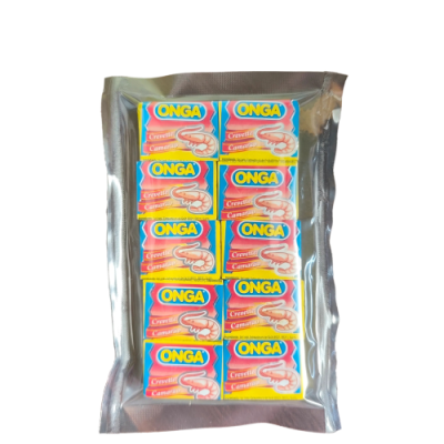 Caldo ONGA Camarão - Pack 10 Cubos